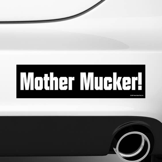 Autocolante de Cavalo / LIQUIDAÇÃO / Mãe Mucker! por atacado de Horse Hollow Press / Pretty, Funny, Snarky Cards & Stickers