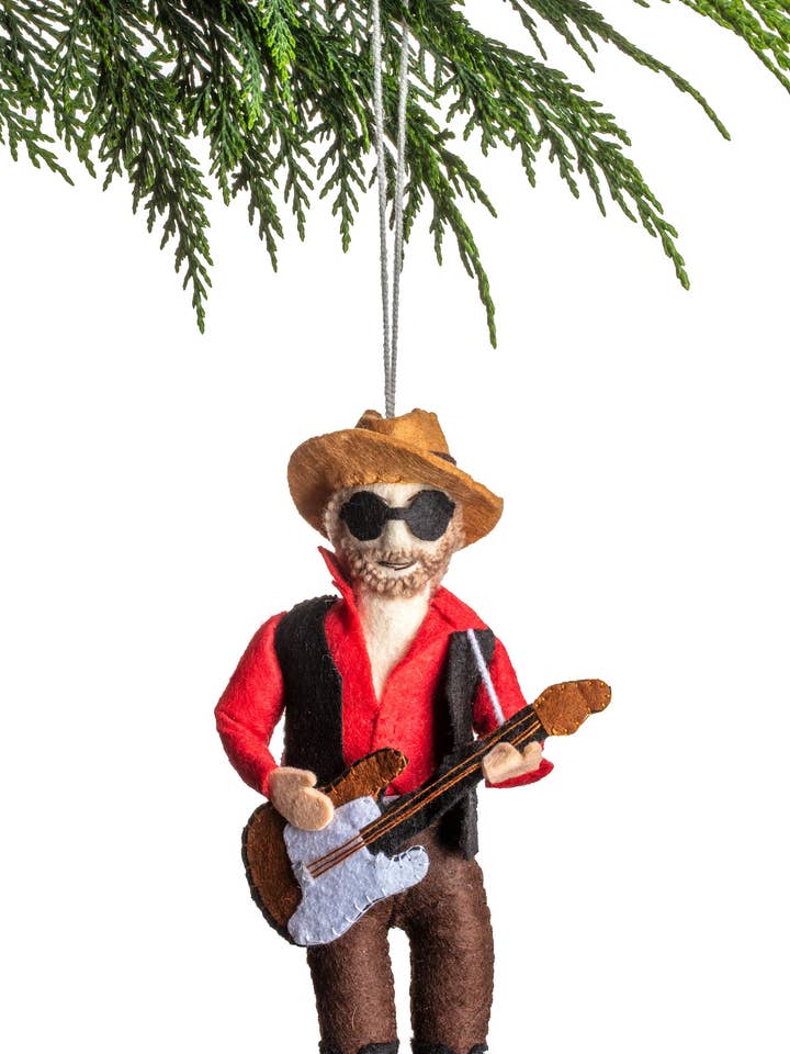 Hank Williams Jr. Ornament for wholesale by Silk Road Bazaar