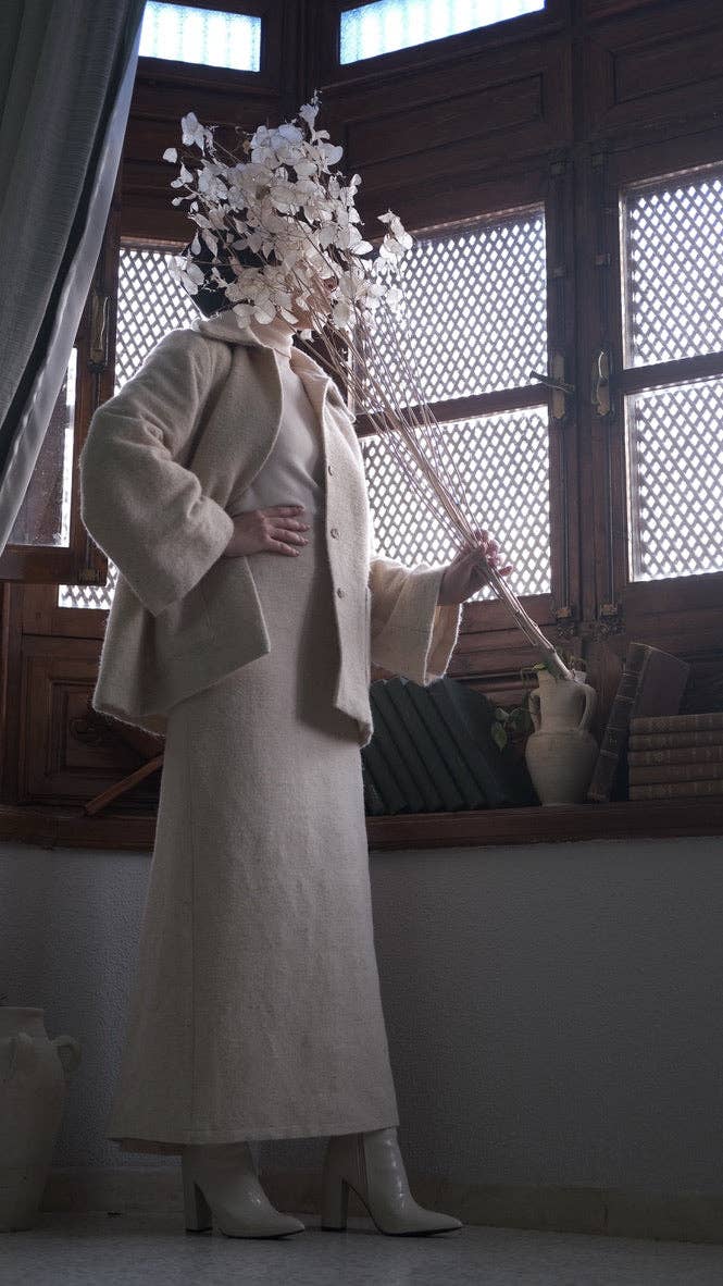 TŪNIQ - Wholesale Skirt - Women's - The Pleated Pencil Skirt | Taliba VII3