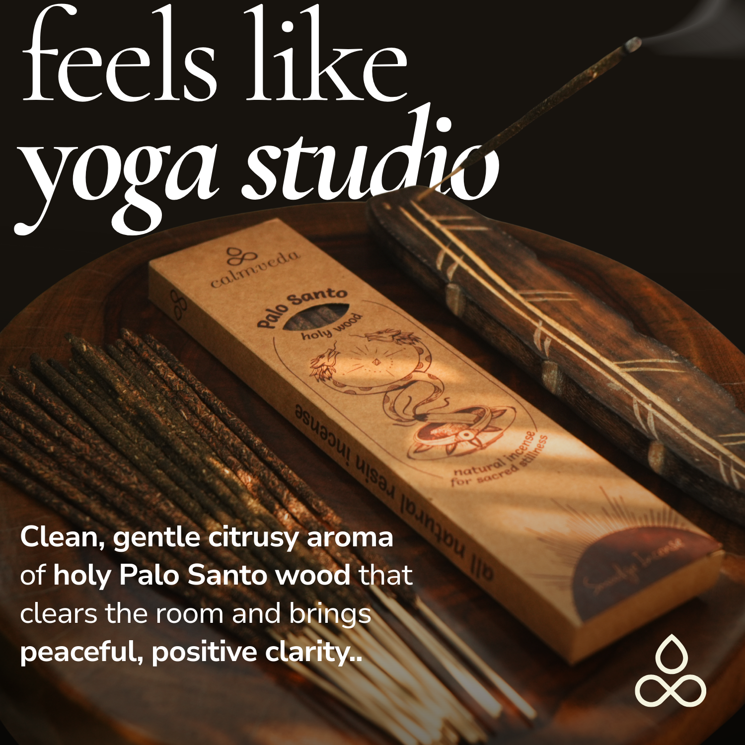 Calmveda Incense & Aromatherapy - Wholesale Incense - Palo Santo Resin Smudge Incense Set 24 Sticks2