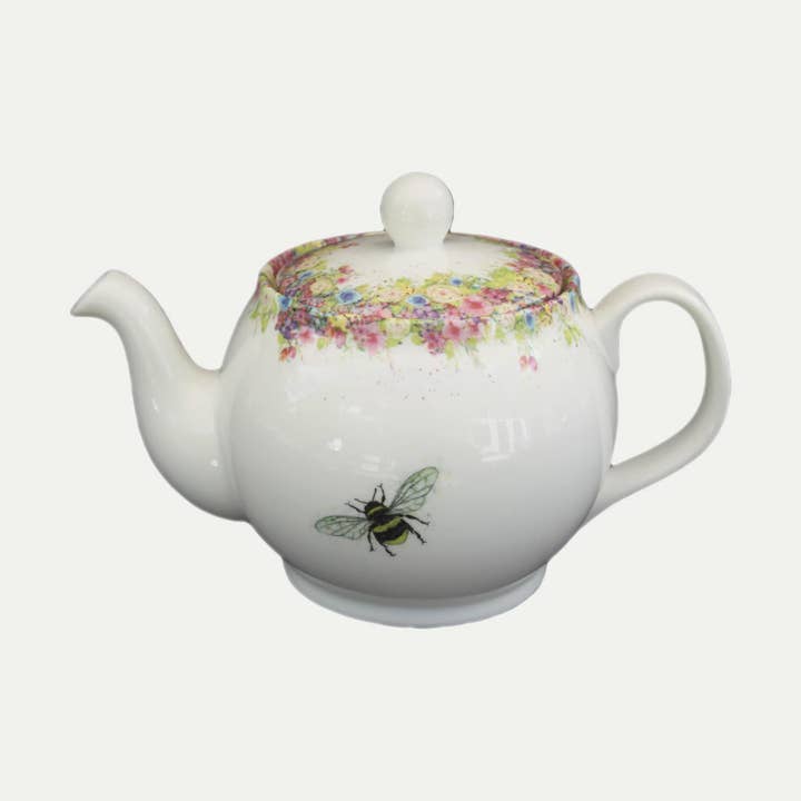 Vild sommar och surrande bi - tekanna - 6 koppar för wholesale av Cheney Penrose Designs