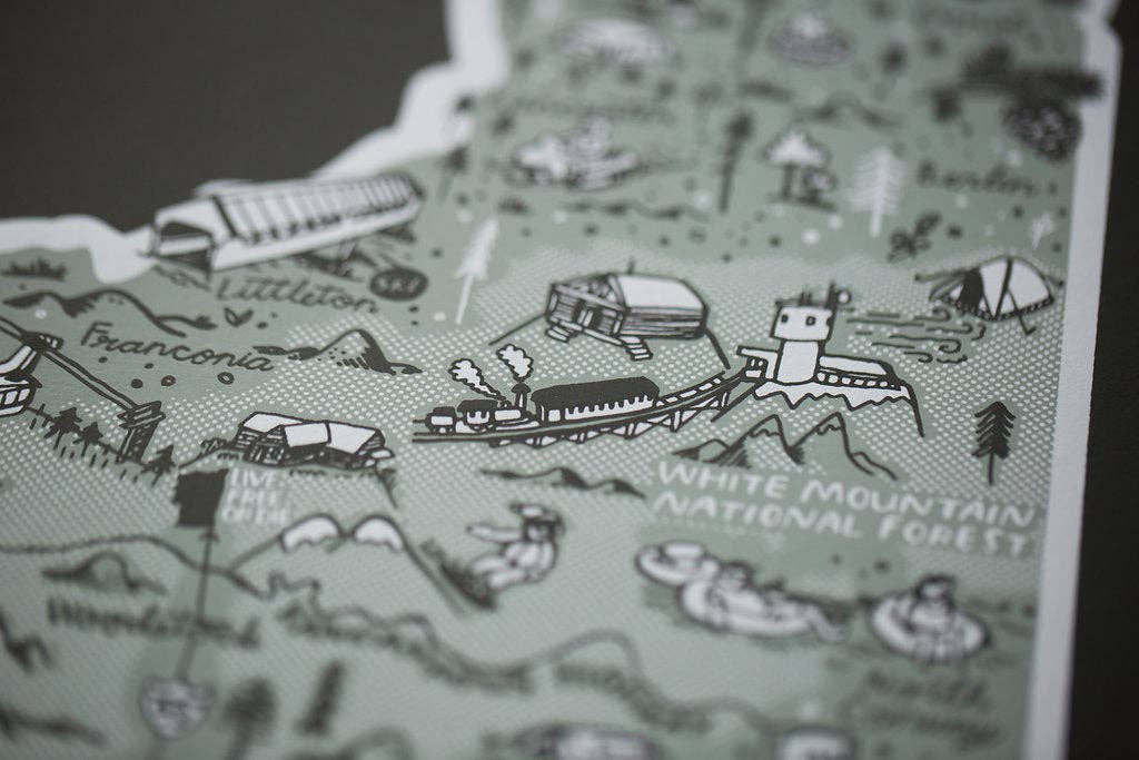 Brainstorm - Wholesale Art Print - New Hampshire Print2