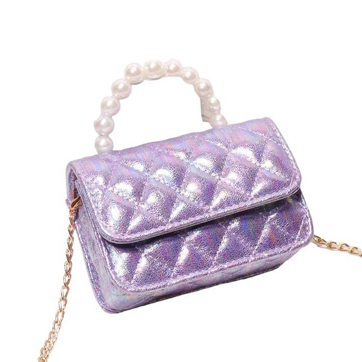 Mavi Bandz - Wholesale Crossbody Bag - Kids - Mini Spring Pastel Clutch Purse with Crossbody Gold Chain2