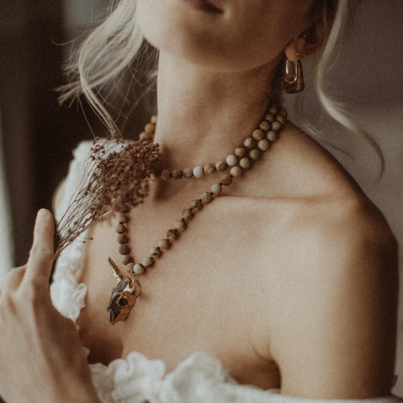 Nya Rose - Wholesale Pendant/Charm Necklace - Texas Horn Pendant3