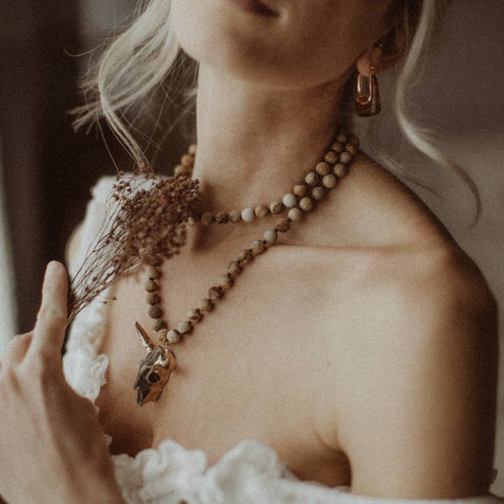 Nya Rose - Wholesale Pendant/Charm Necklace - Texas Horn Pendant3