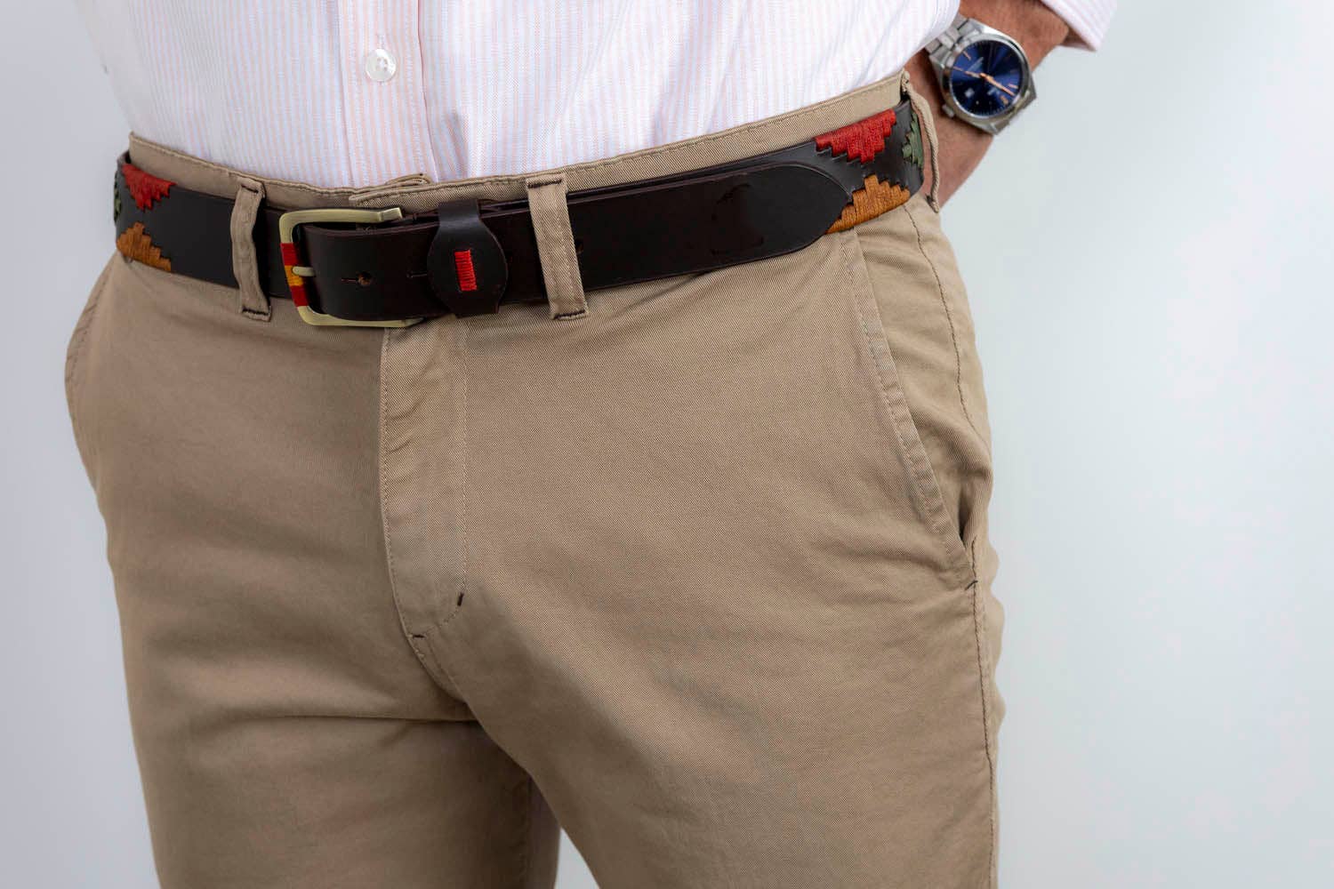Custi Mikelo: Men's Clothing & Christmas Gifts - Wholesale Belt - Men's - Argentinian leather belt Earth5