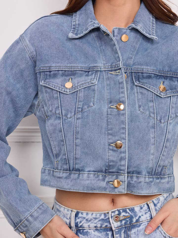 SOFTY - Wholesale Denim Jacket - Women's - Jeans jacket J50324