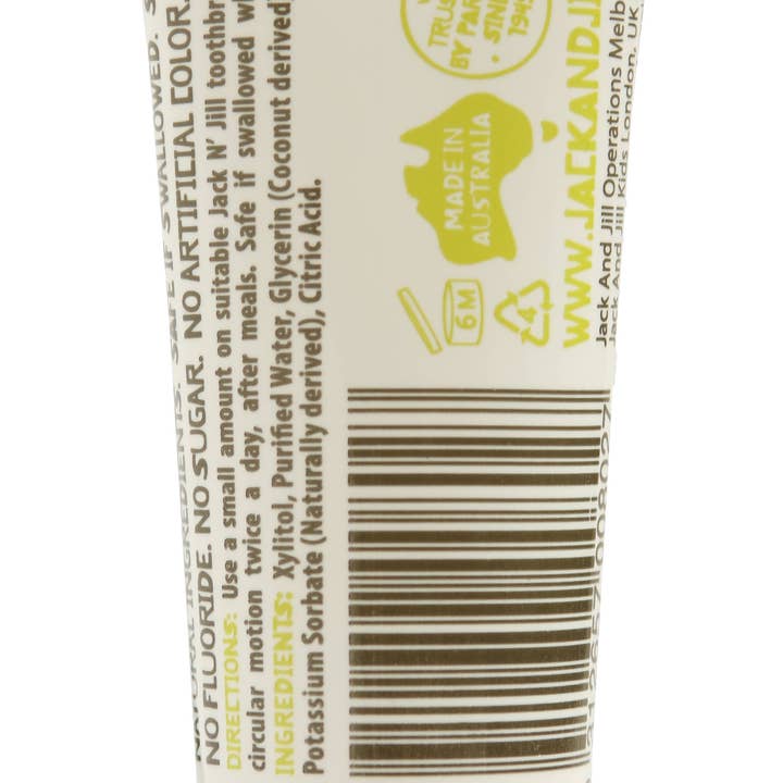 Jack N' Jill UK – wholesale Toothpaste – Flavour Free Jack N' Jill Natural Toothpaste