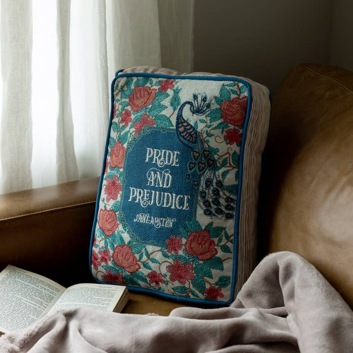 Steel Mill and Co. - Wholesale Throw/Decorative Pillow - Book Pillow, Pride and Prejudice1