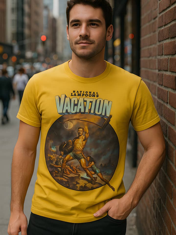Official Store – wholesale T-shirt (graphic) – men's – National Lampoons Vacation - Poster Men's T Shirt