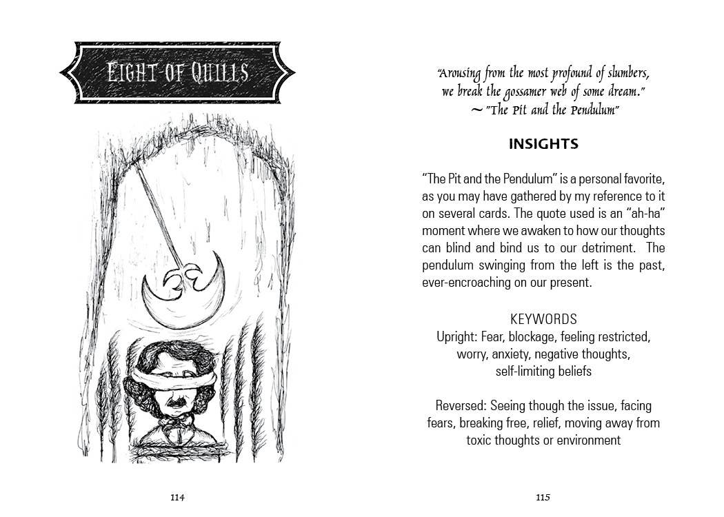 REDFeather - Wholesale Tarot Cards - The Poe Tarot4