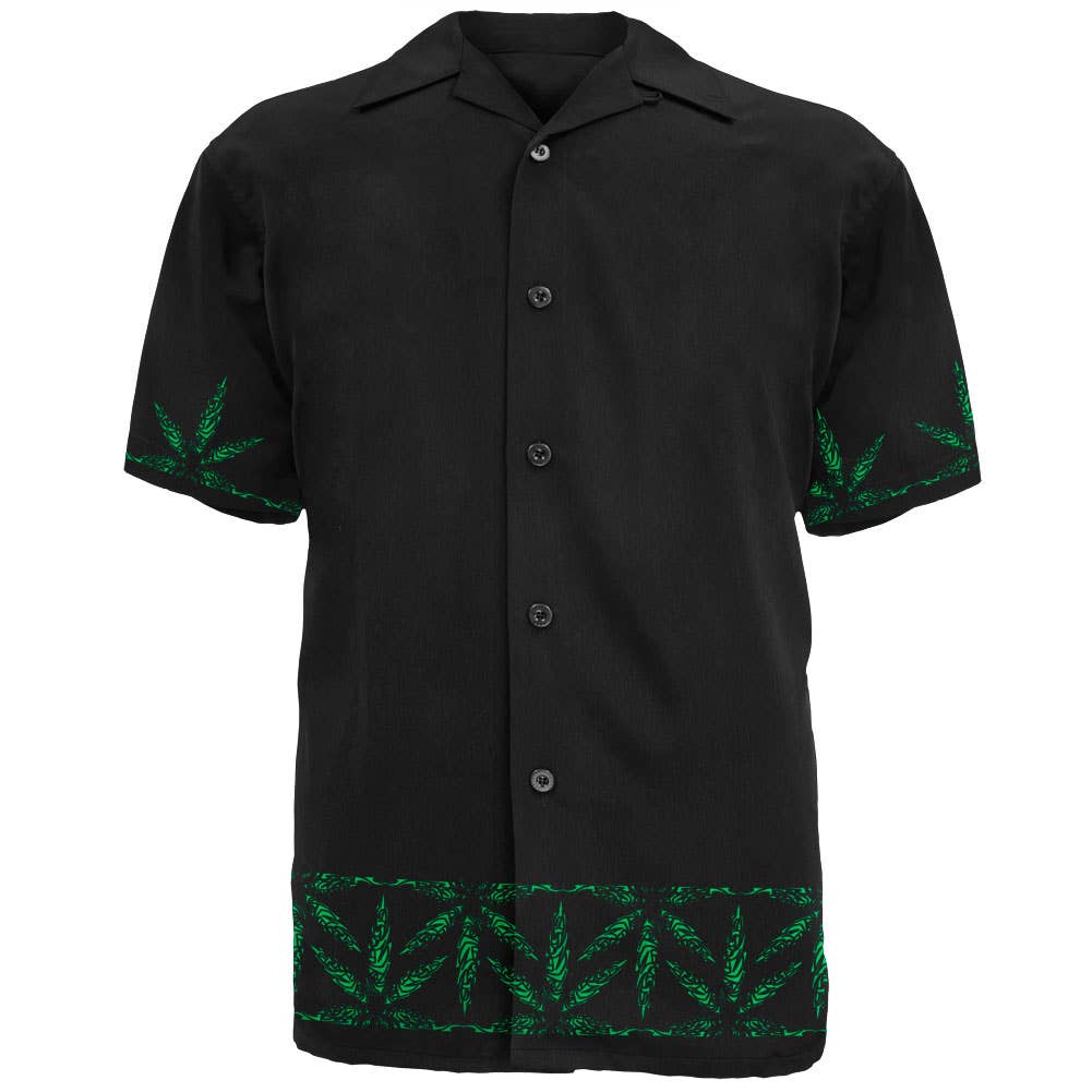 Official Store - Wholesale Button Down Shirt - Men's - Ganja Men's Button Up Club Shirt0