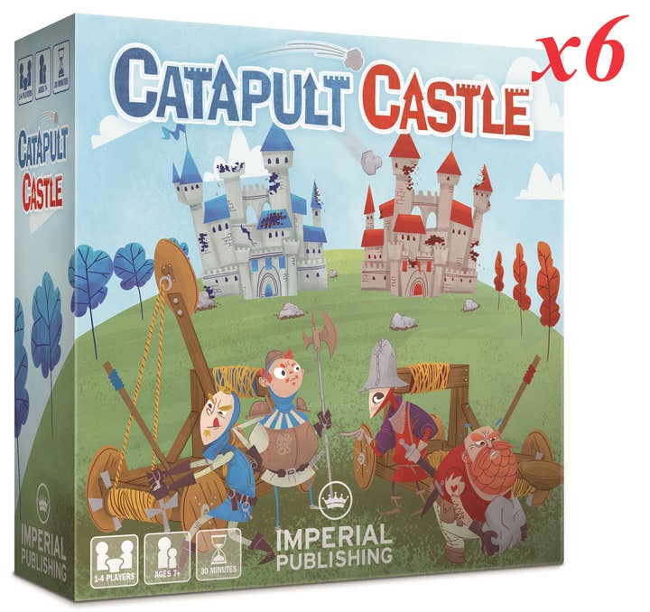 Catapult Castle Spelfodral för 1-4 spelare Lot för wholesale av Mayday Games