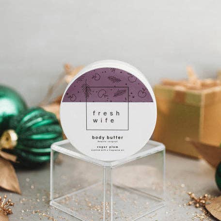 Sugar Plum Body Butter for wholesale by The Fresh Wife Soap Company