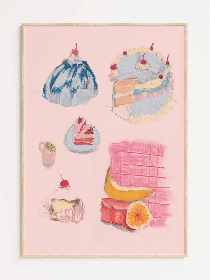 Cakes Print for wholesale by Majukooo