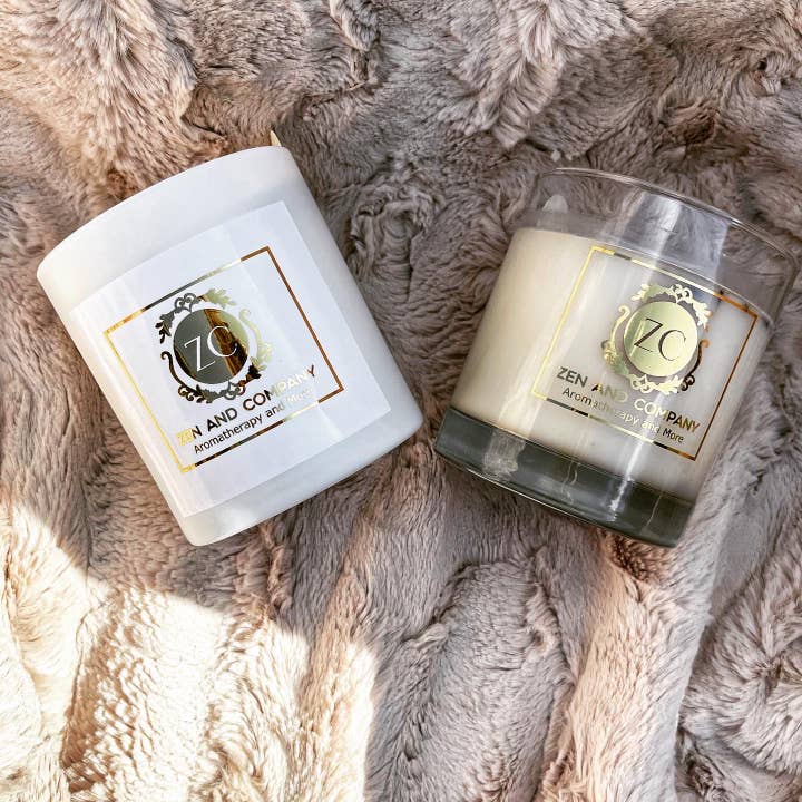 Hygge Coconut Blend Massage Candle for wholesale by Zen and Company