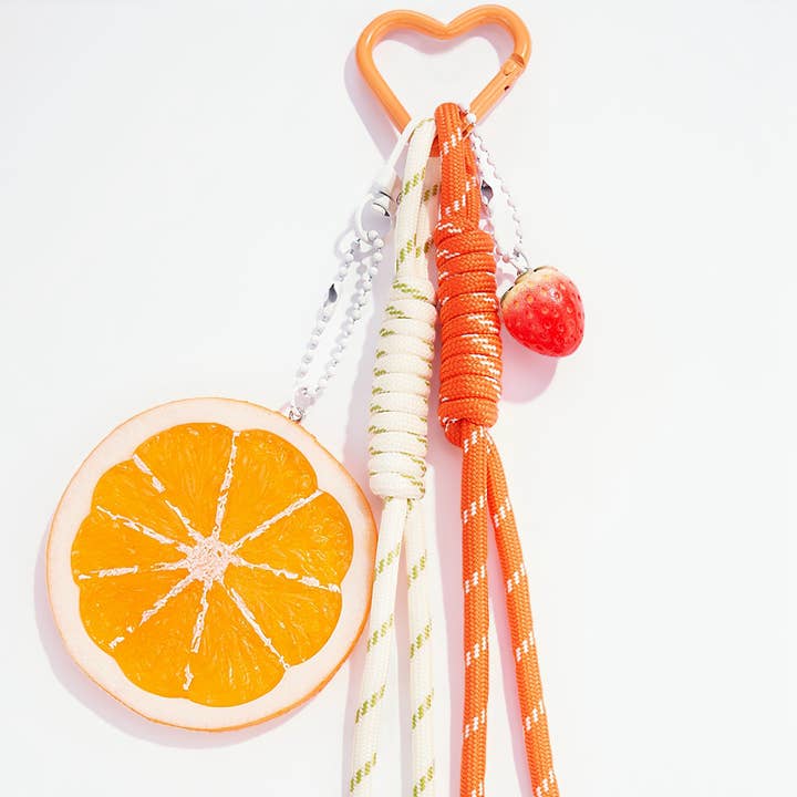 BYREN | ÉLINE L'ATELIER - Wholesale Purse/bag accessory – Women’s - Fruits Bag Charm and Keychain PC170