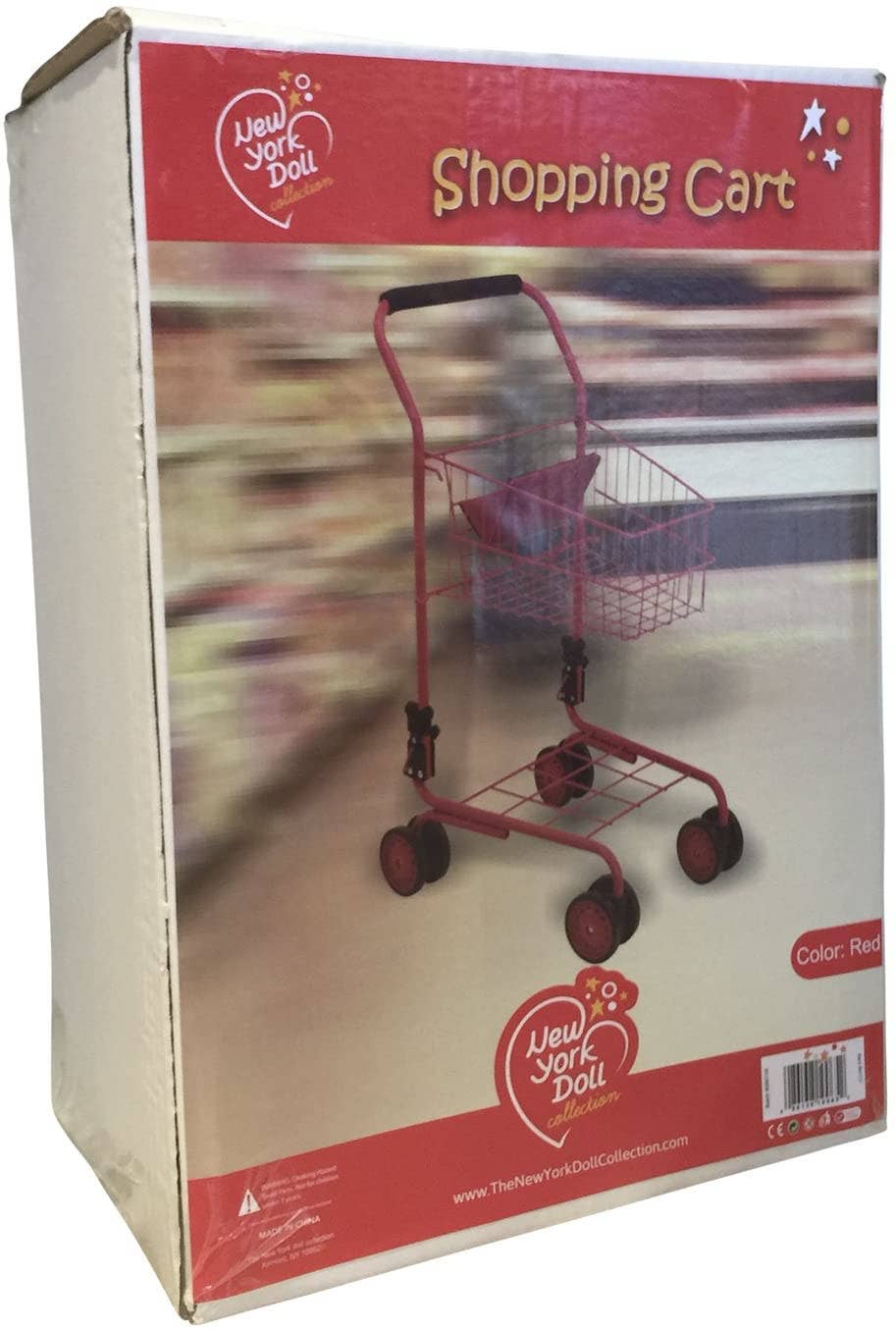 The New York Doll Collection - Wholesale Toy Set - Kids - Toy Shopping Cart - Includes Food5