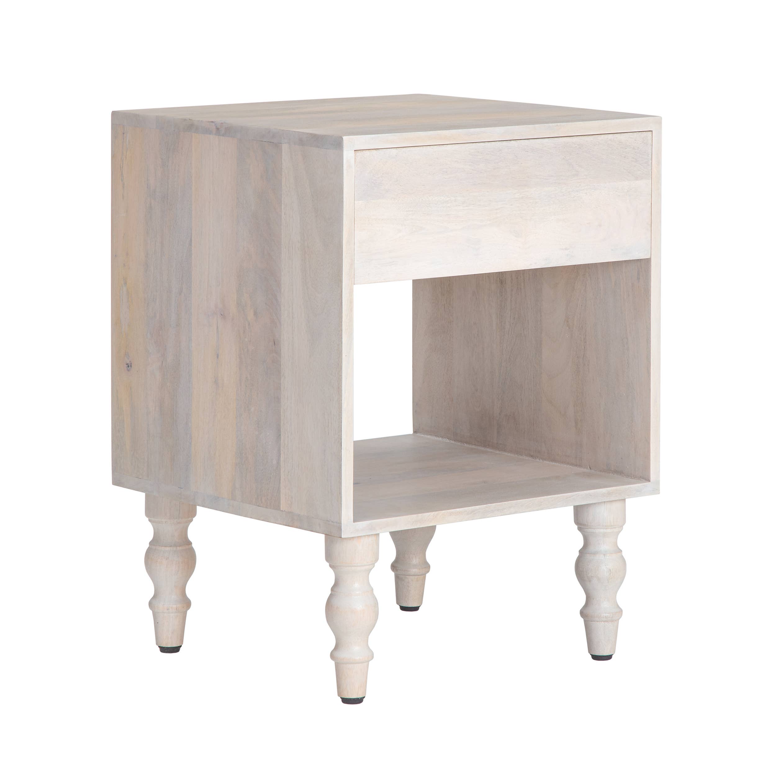 MH London - Wholesale Side Table - Rhonda Solid Wood Night Stand with Drawer8