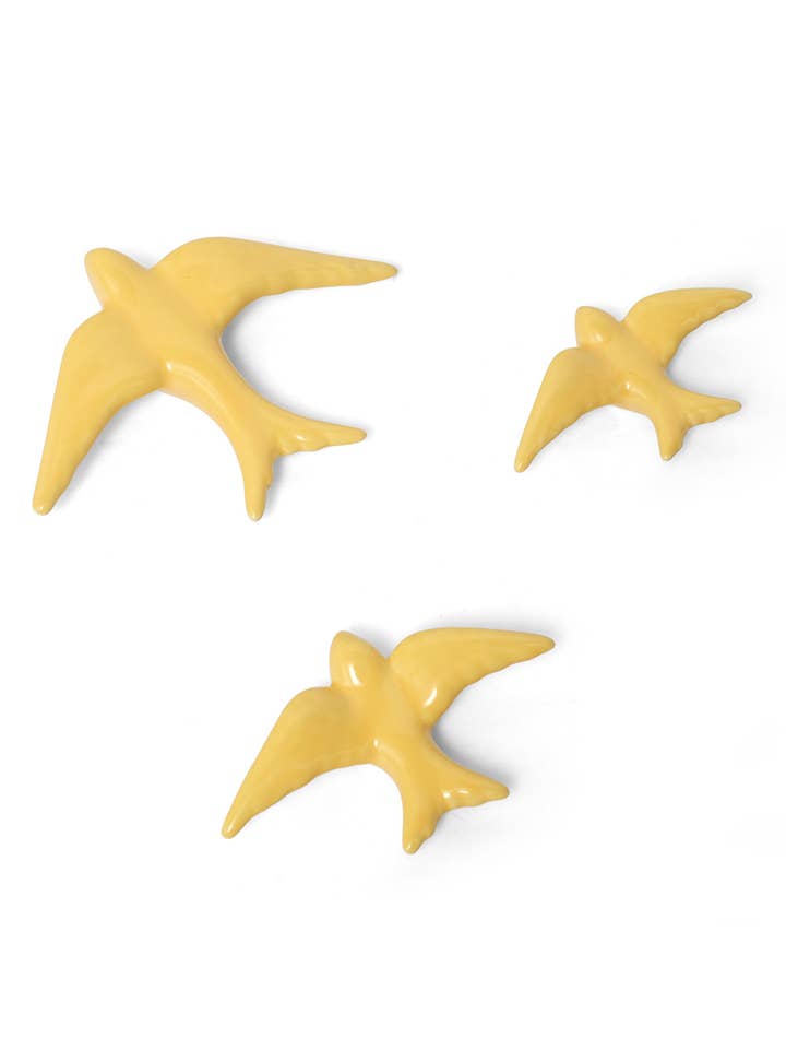 Keramikschwalben - neue Farben (Auritas) für den Großhandel von Casa Atlântica