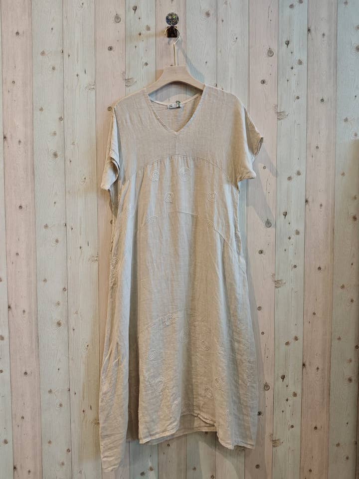 REF 25989 Kleid im Bubble-Stil aus 100 % Leinen für den Großhandel von Linen & More