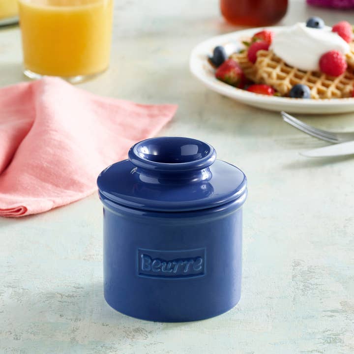 The Original Butter Bell® Crock - Wholesale Butter Dish - The Original Butter Bell® Crock - Cafe Royal Blue3