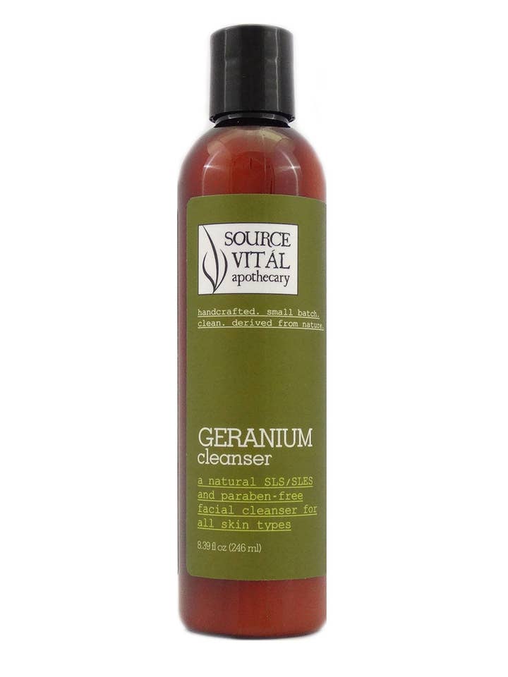 Geranium Cleanser for wholesale by Source Vital Apothecary