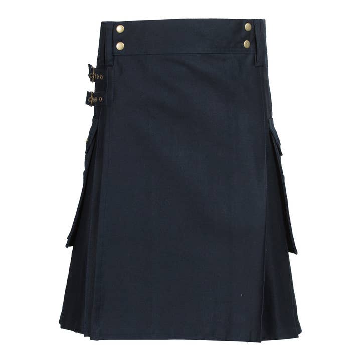 Dark Blue Utility Kilt for wholesale by The Scotland Kilt Company