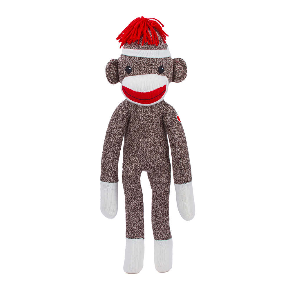 Plushland - Wholesale Stuffed/Plush Toy - Kids & Baby - 20″ Valentine Sock Monkey | Valentine Plush Monkey Gift0