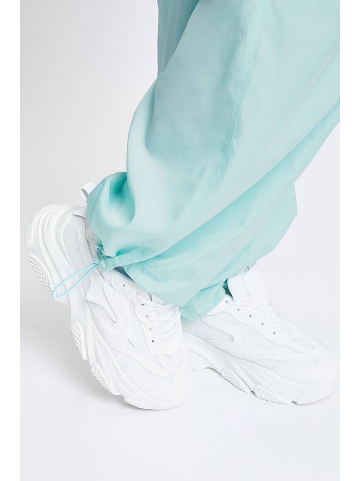 YMI - Wholesale Pants - Women's - Relaxed Nylon Parachute Pants-P1761N15