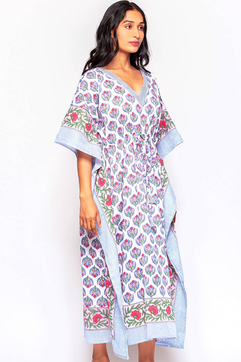 Sevya Handmade - Wholesale Kaftan - Women's - Anjali Block Print Caftans 7