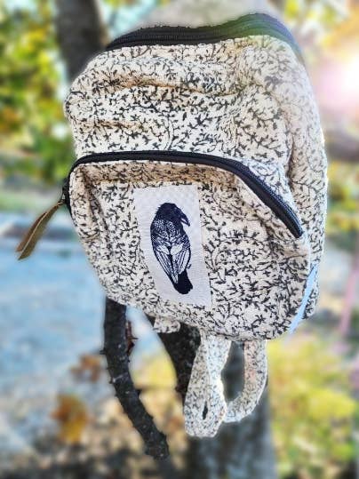 Raven backpack purse, Raven bag, crow purse, for wholesale by Morea Designs