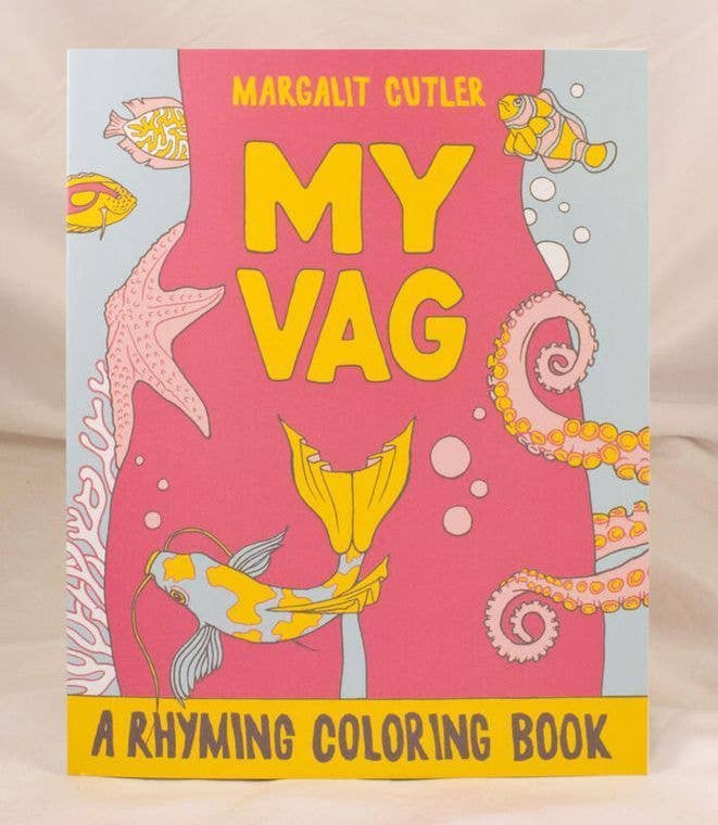 Microcosm Publishing & Distribution - Wholesale Colouring and activity book – adult - My Vag: A Rhyming Coloring Book