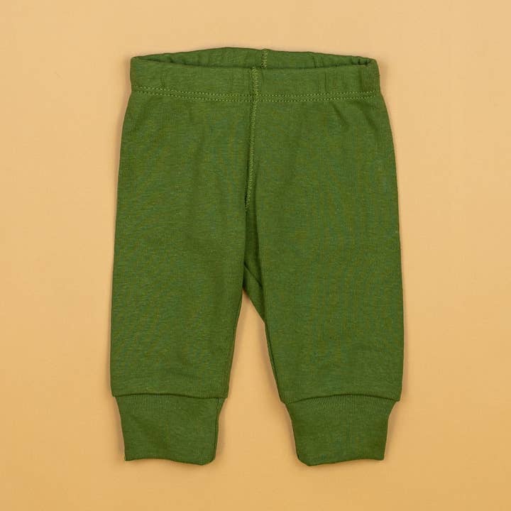 Olive Classic Baby Pants for wholesale by Cuddle Sleep Dream