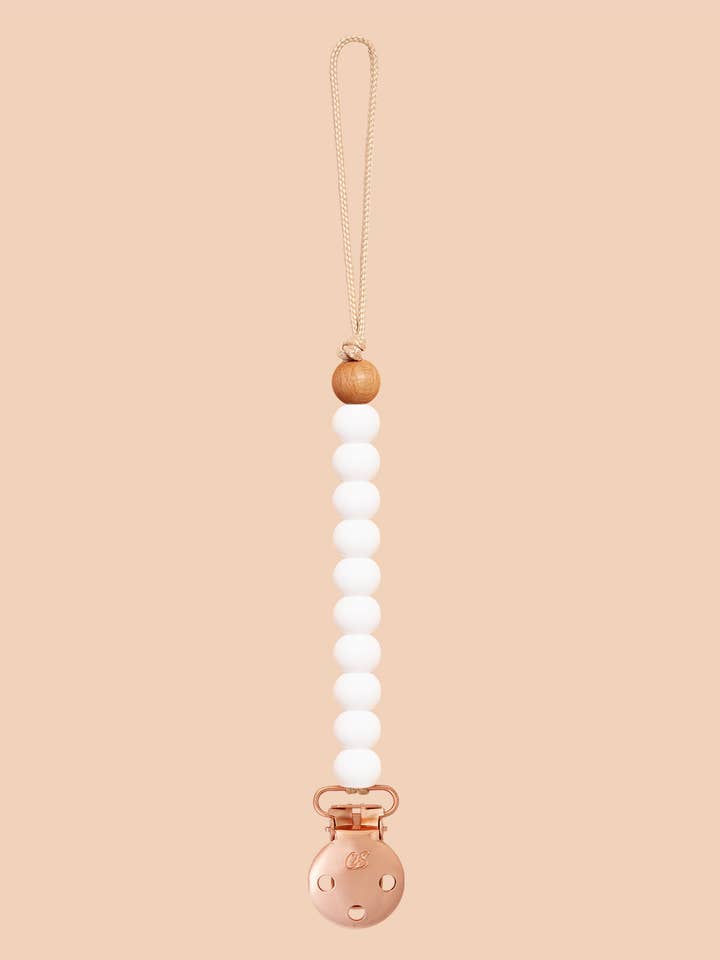 Sienna White Dummy Clip in Rose Gold for wholesale by Sienna Designs Co