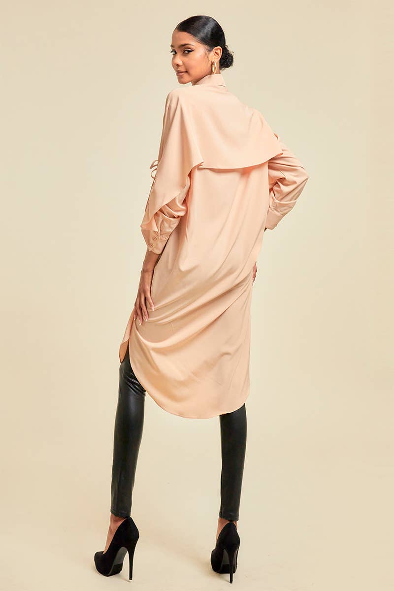 QMP Moda – Großhandel Kleid – Damen – ASYMMETRISCHES HEMDKLEID9