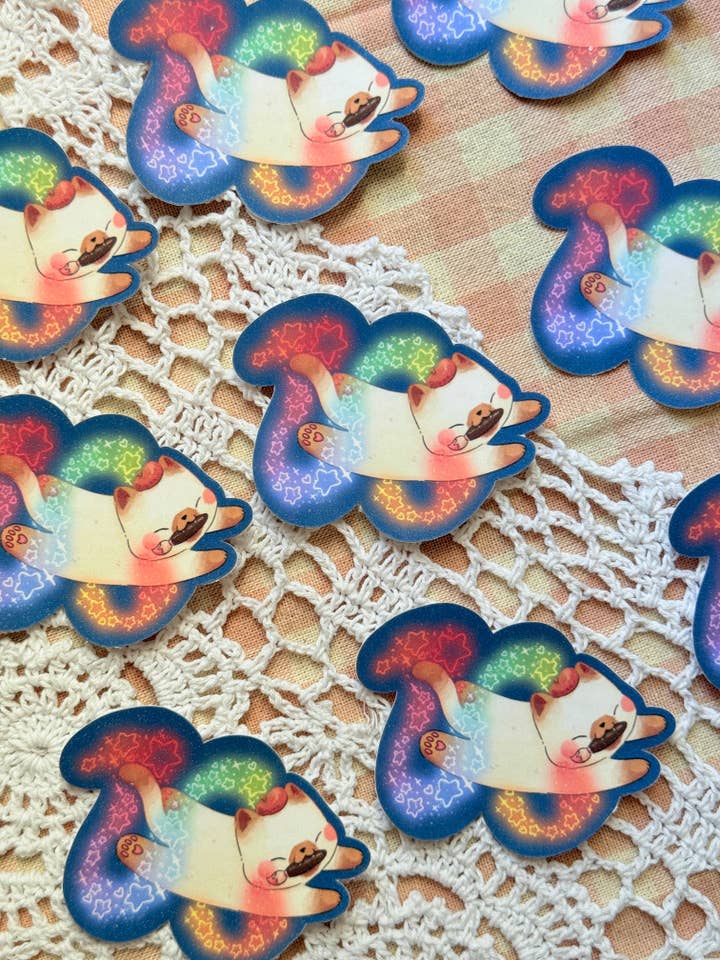 Katzenkünstler | Vinylaufkleber für den Großhandel von AnnaFloof