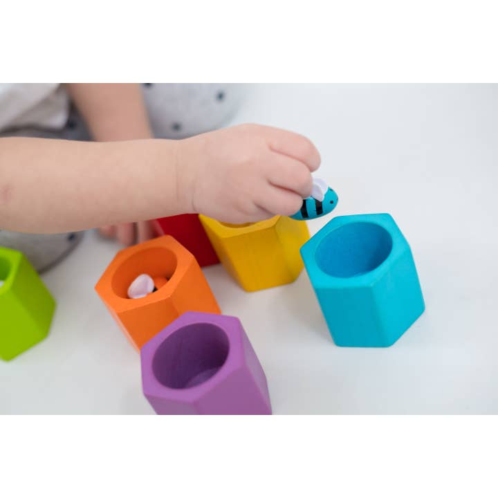 Little Concepts Distribution Ltd - Wholesale Wood Toy - Kids - Bee Hive Wooden Game PlanToys1