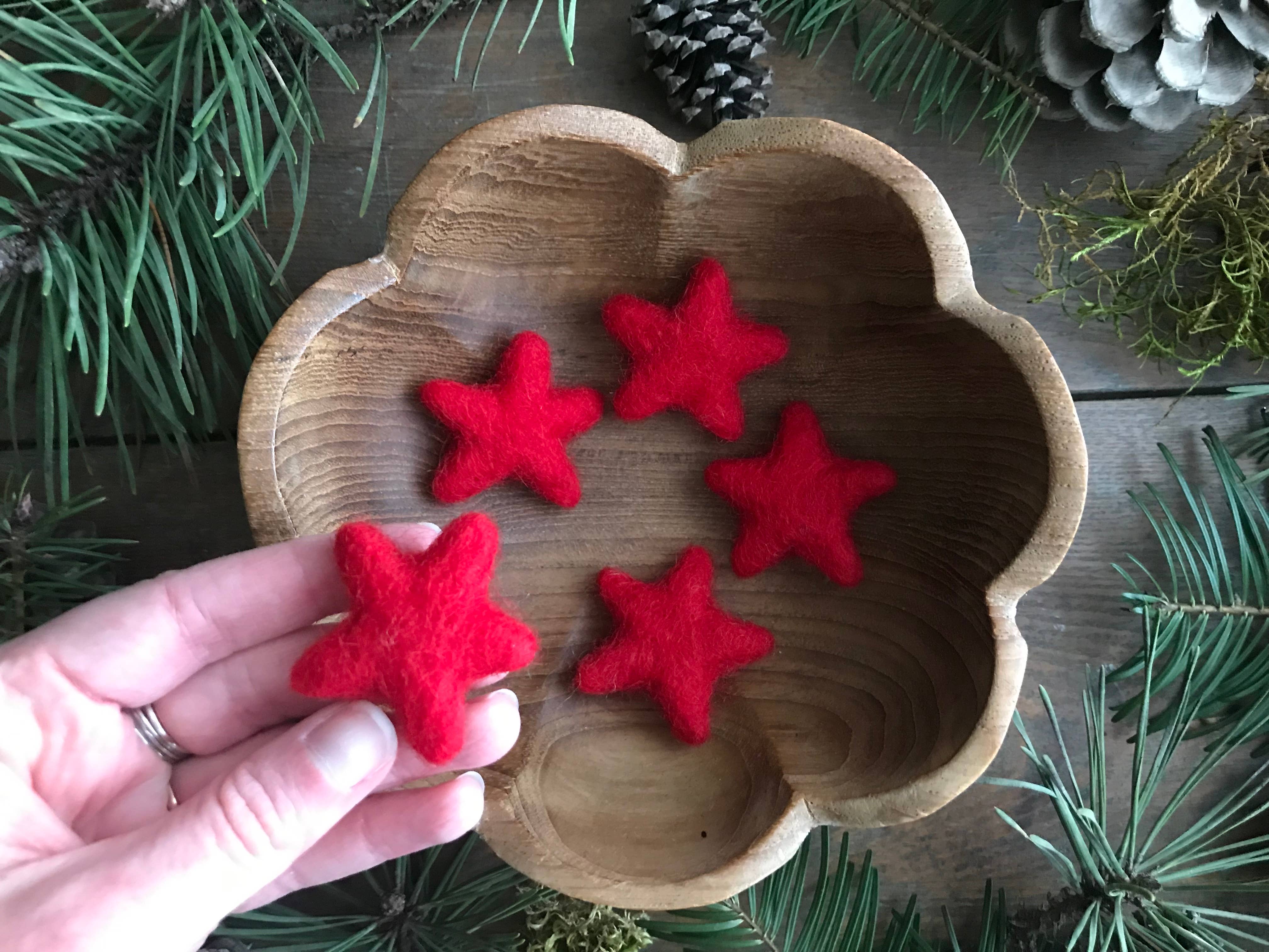 House of Moss – wholesale Dekorativt bordsobjekt – Tovad ullstjärna1