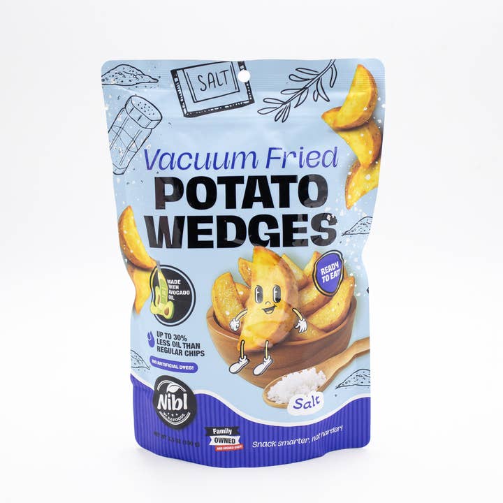 Salted Potato Wedges for wholesale by Nibl by Aji Foods
