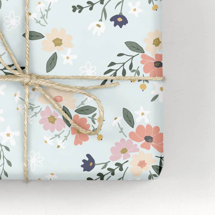 Blomster Indpakningspapir/Gaveindpakning - Good Times Floral for engroshandel hos Pixel & Bloom