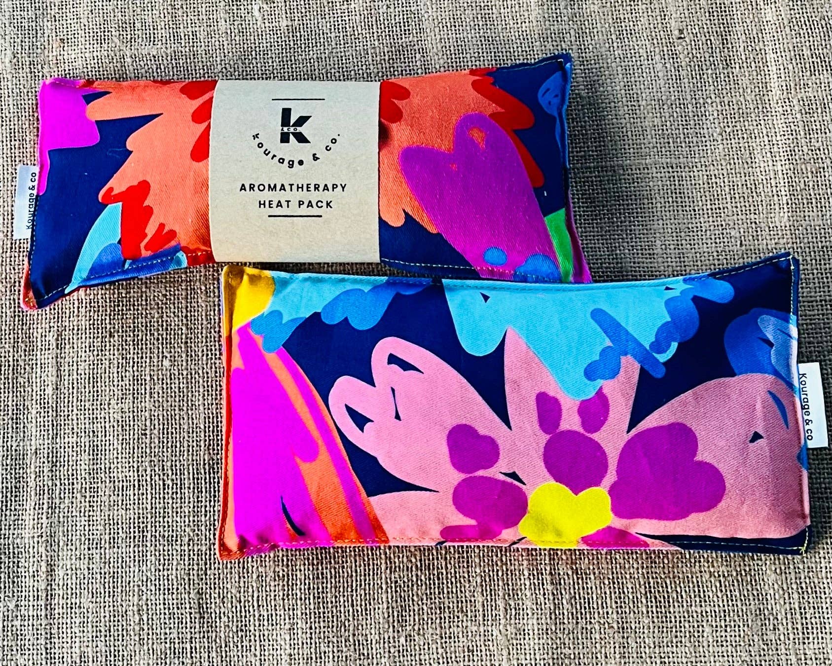 Kourage & co - Wholesale Hot/cold compress - Wheat bag & Eye pillow Wholesale Pack | Hot & cold Packs | Gift box add ons2
