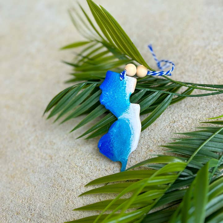 NMinnick Designs - Wholesale Ornament - New Jersey Beach Ornament1