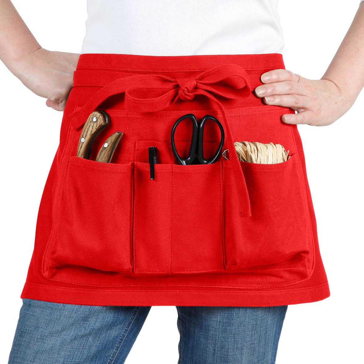 La Cordeline - Wholesale Apron - Short Apron 7 Pockets 100% Cotton3