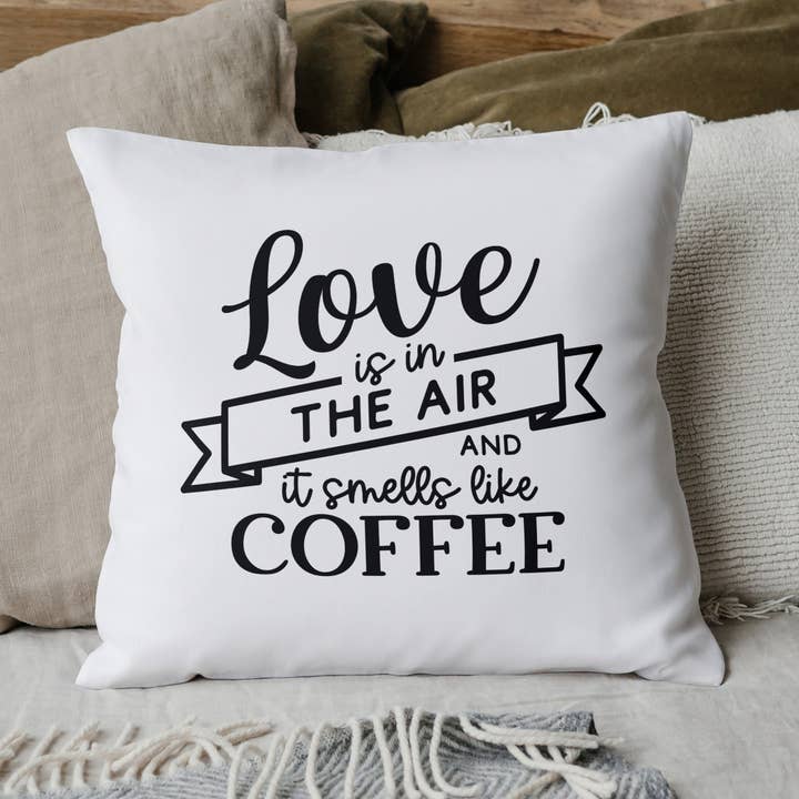 Love Is In The Air Cushion Cover for wholesale by Fox and Floof