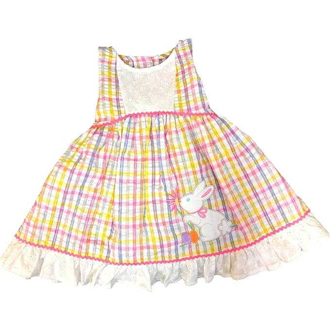 Good Lad Infant Girl MulitPlaid Easter Dress for wholesale by Good Lad Apparel