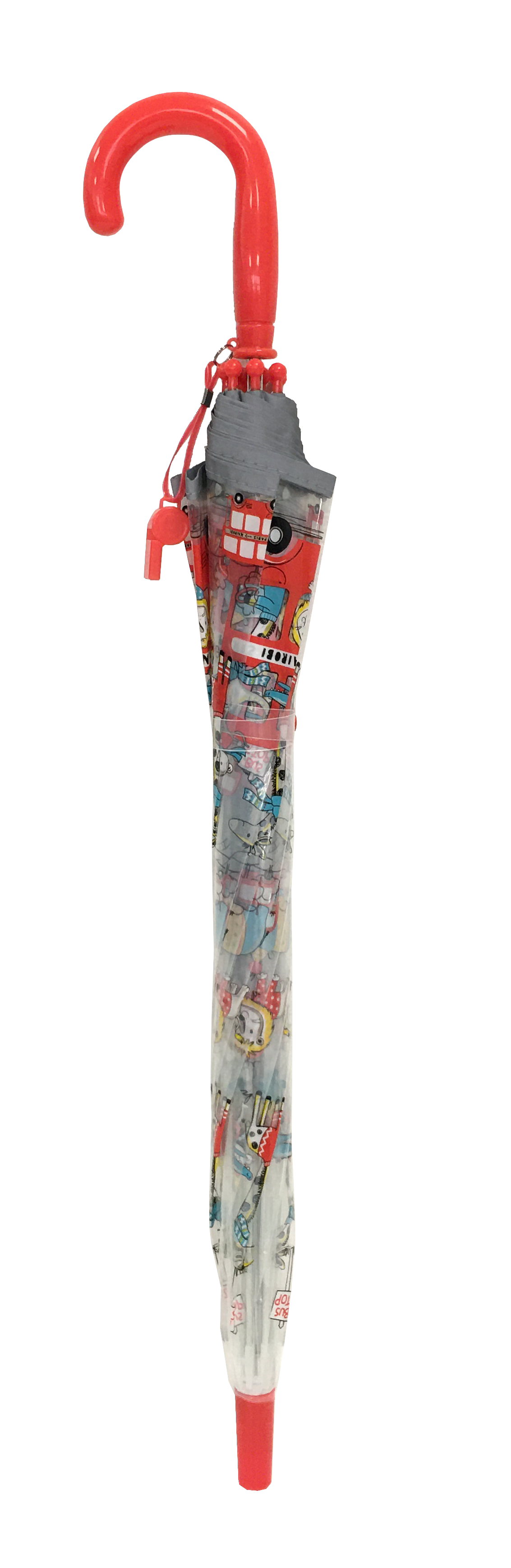 SMATI - Vente Parapluie – enfant - Parapluie Enfant Transparent Animaux Réfléchissant3