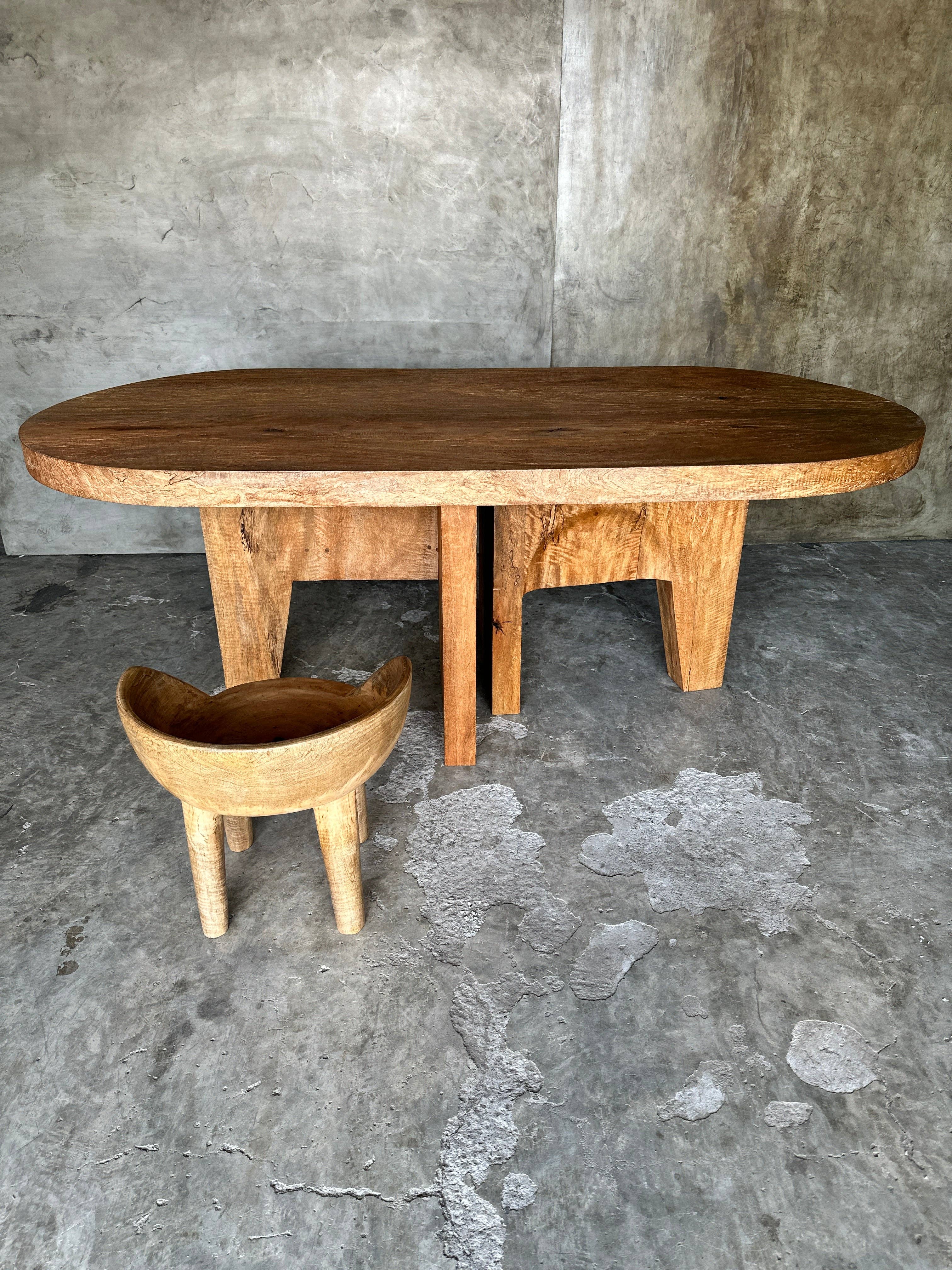 Office Objets - Wholesale Coffee Table - Massive mango wood table 2m10x1m19