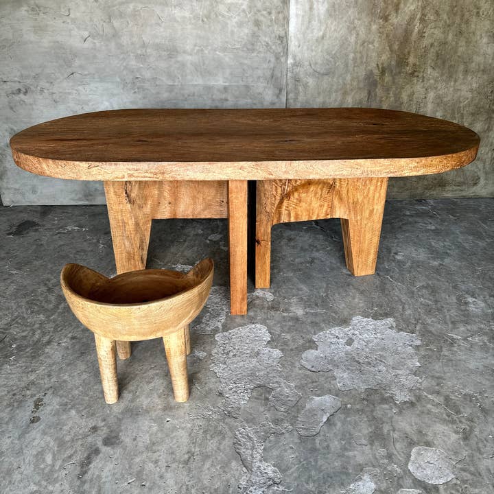 Office Objets - Wholesale Coffee Table - Massive mango wood table 2m10x1m19