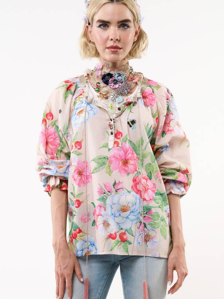 LA Ville Rose Blus för wholesale av Aratta | Women's Fashion